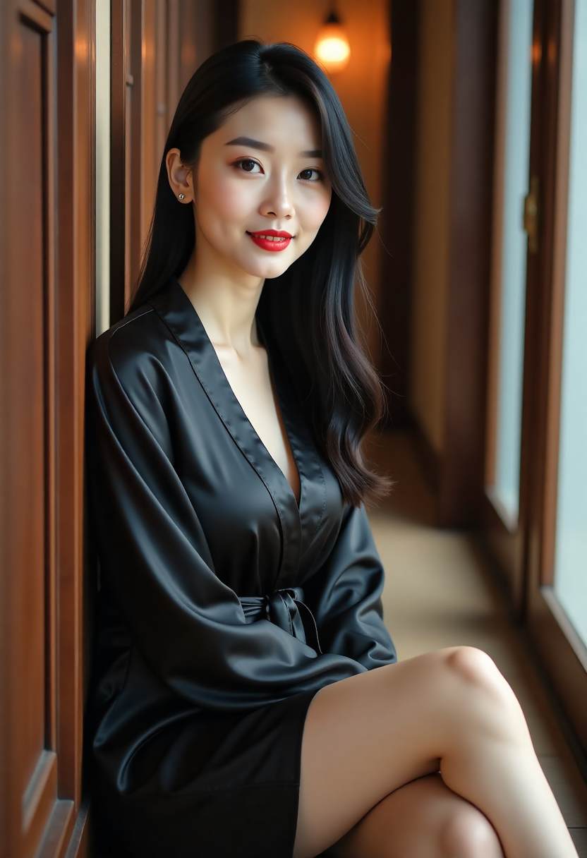 窗帘之后的眼睛